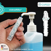 Cupssy AirStick – Dein auslaufsicheres Reise-Desinfektionsmittel für saubere Hände unterwegs! 99 % antibakteriell, nachfüllbar & hautschonend, 500 Stück