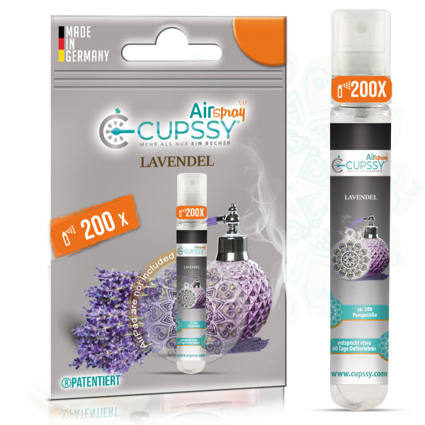 Lufterfrischer Spray Schrankduft & Schublade Lavendel Parfüm Duft - Cupssy AirSpray