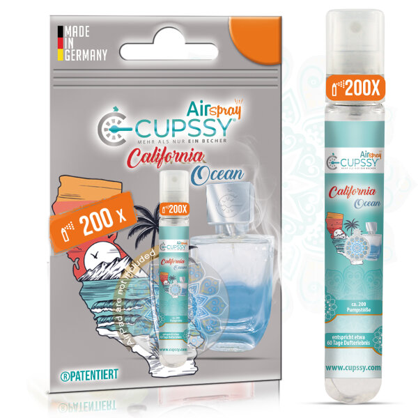 Lufterfrischer Spray  Schrankduft & Schublade California Scents Parfüm Duft - Cupssy AirSpray