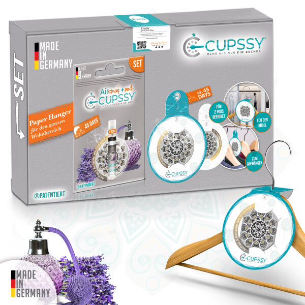 Duft Set für Schrankduft, Schublade und unterwegs Chloe Parfüm Duft - Cupssy SET AirPad + AirSpray