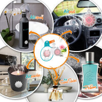 Duft Set für Schrankduft, Schublade und unterwegs White Jasmin Parfüm Duft - Cupssy SET AirPad + AirSpray