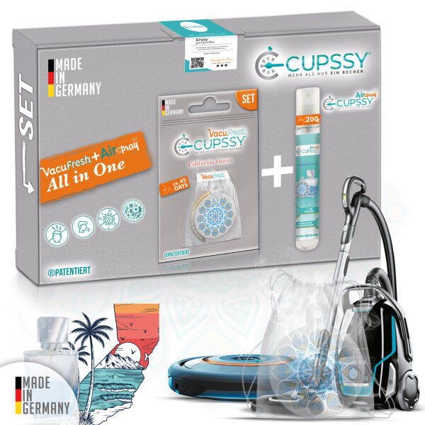 Staubsauger Duft California Scents Parfüm Duft - Cupssy SET AirPad + AirSpray