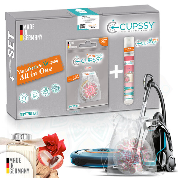 Staubsauger Duft Chloe Parfüm Duft - Cupssy SET AirPad + AirSpray