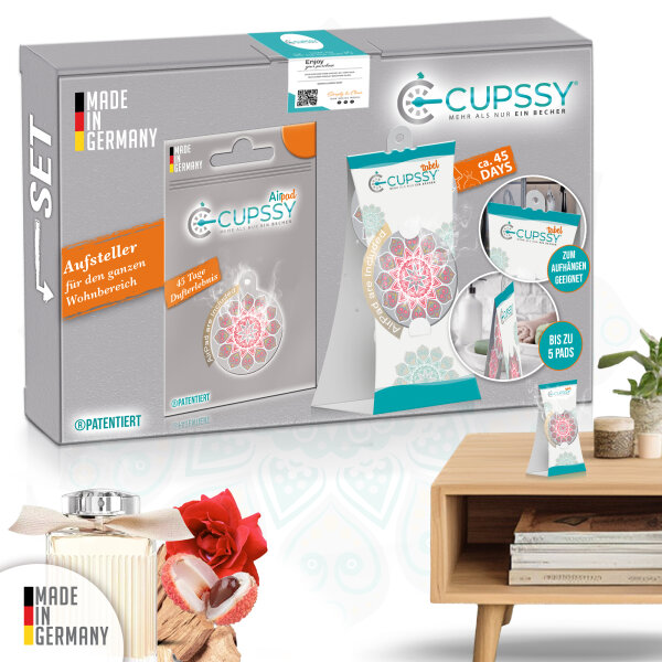 Cupssy Table AirPad Raumerfrischer Duft: Chloe Parfüm - für Ihr Zuhause und Büro