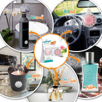 Cupssy Table AirPad Raumerfrischer Duft: White Jasmin Parfüm - für Ihr Zuhause und Büro