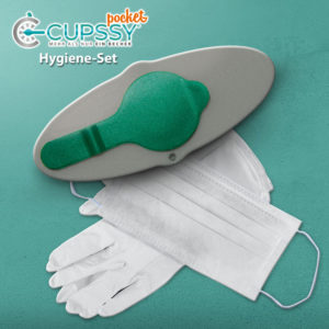 Cupssy Pocket Hygiene Set tragbar klein handlich Hosentasche