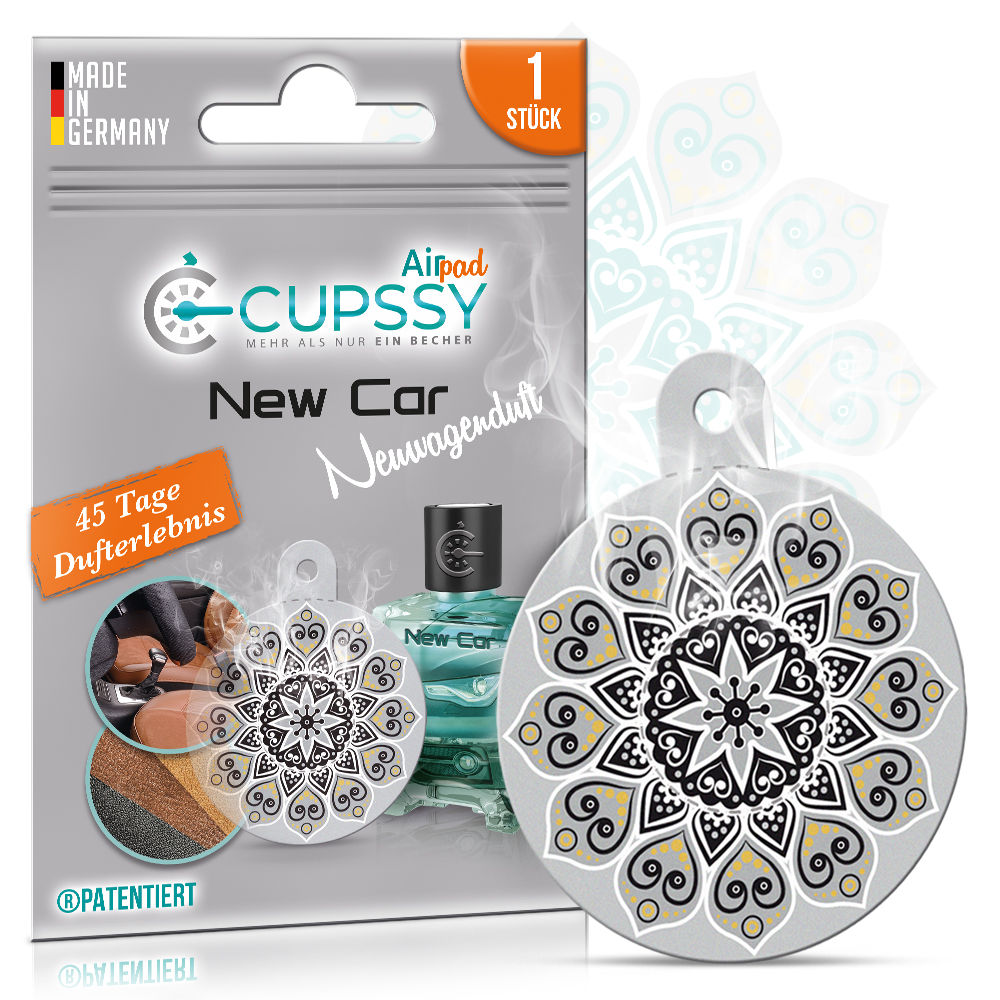 Cupssy® Parfüm AirPads  Duftpad Duftbaum fürs Auto, Räume