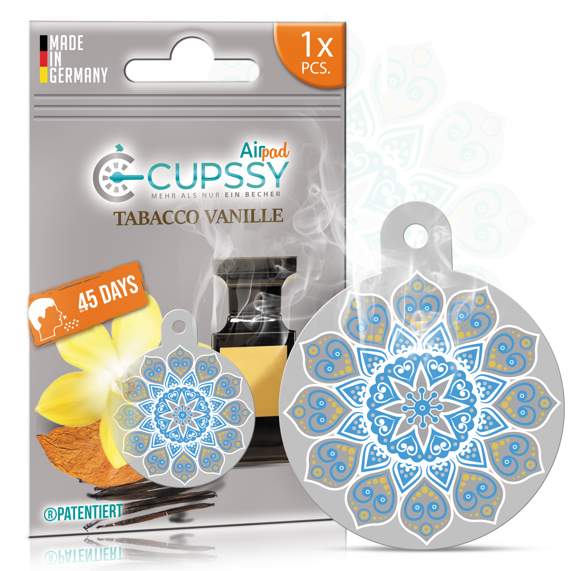 Cupssy AirPad ® I Inspiriert durch Tobacco Vanille, Parfümierter DuftPad